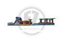 75 Rocky Tsunami Slip & Slide Obstacle Course