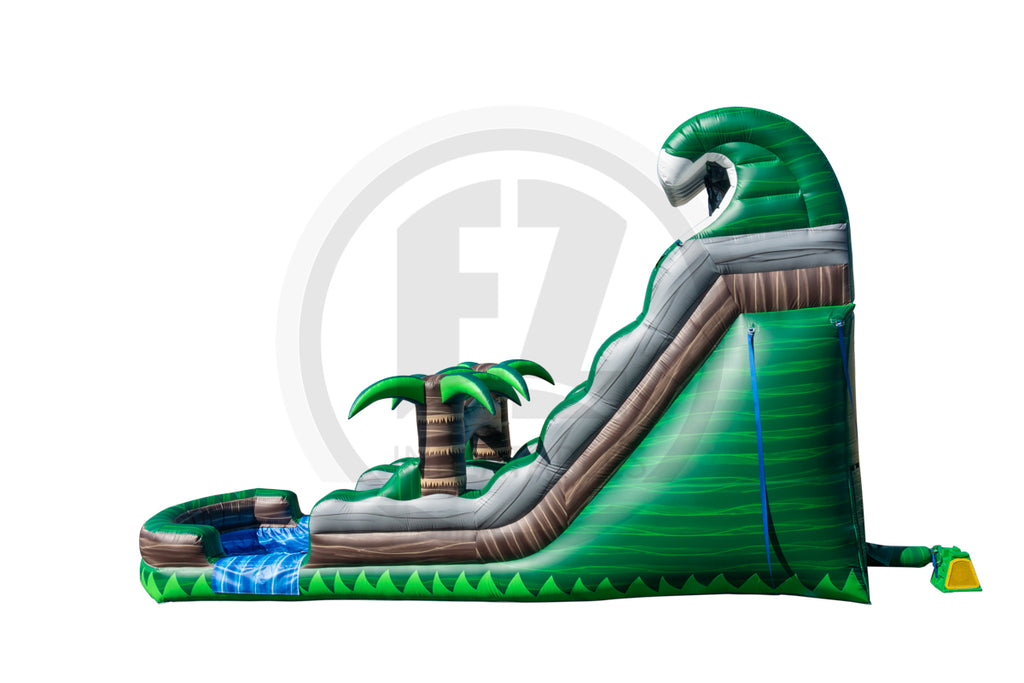 18 Emerald Crush Tsunami SL SP Water Slide-WS1190-EZ Inflatables
