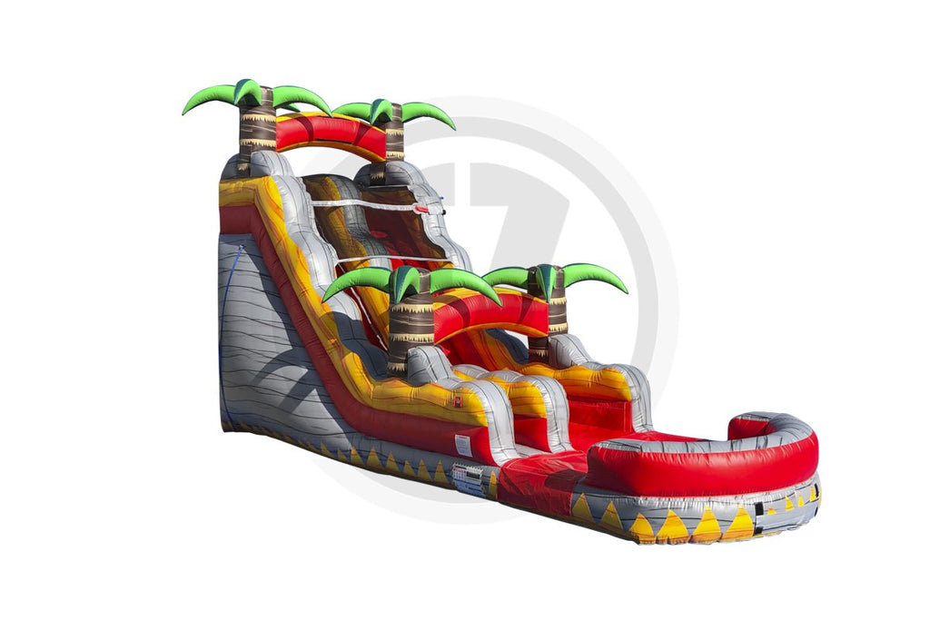 18 Tropical Lava Rush SL SP Water Slide-WS1355-EZ Inflatables