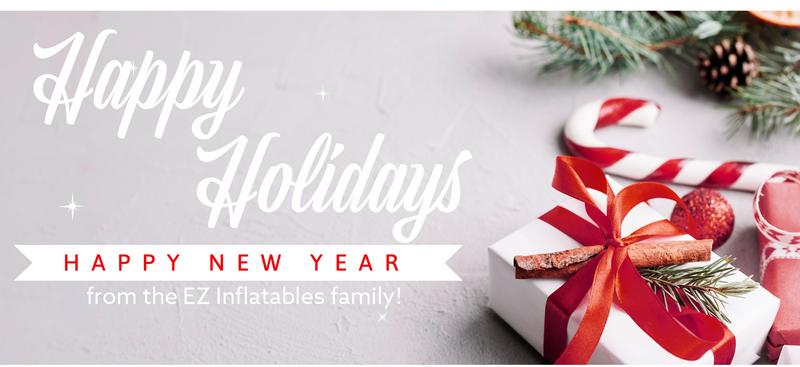 Happy Holidays and Happy New Year from EZ Inflatables!