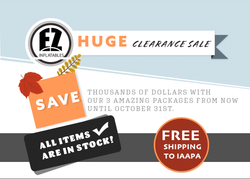 Save thousands of dollars with our 3 amazing packages from now until October 31st!