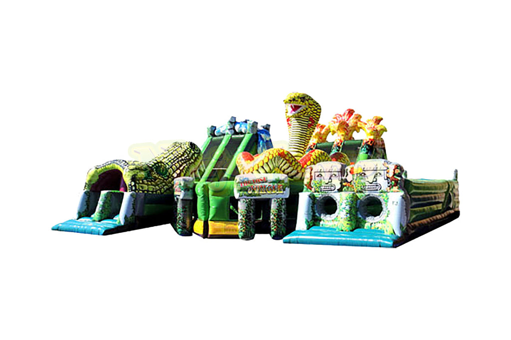 Lost Inflatable Ninja-Jump-The-Lost−Jungle−(2 Parts)-BB1060 – EZ Inflatables