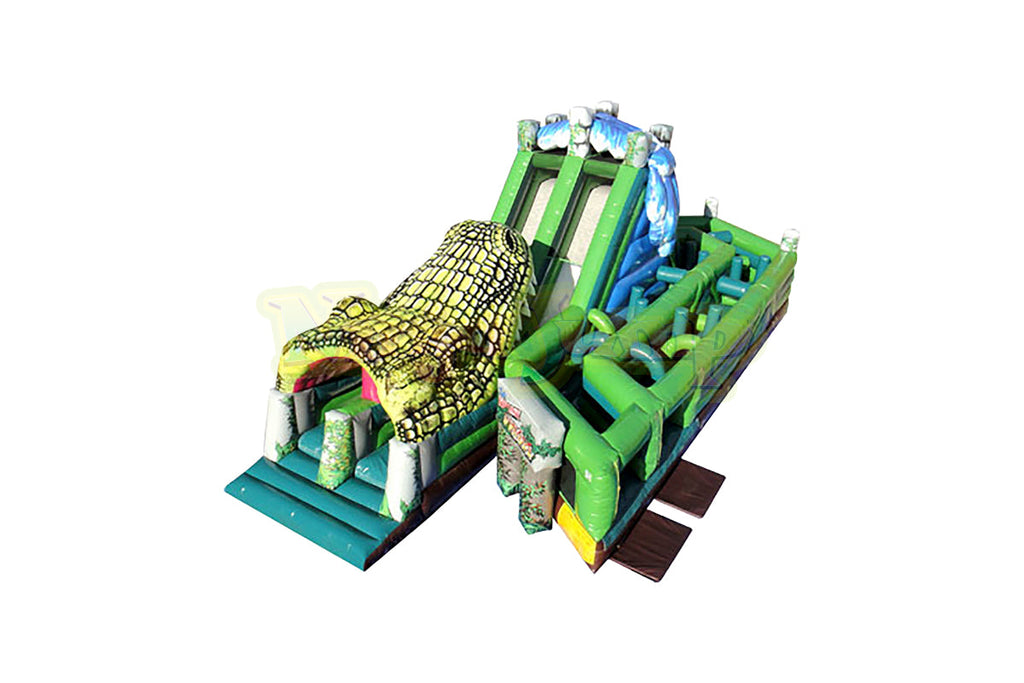 Lost Inflatable Ninja-Jump-The-Lost−Jungle−Alligator-BB1061 – EZ Inflatables