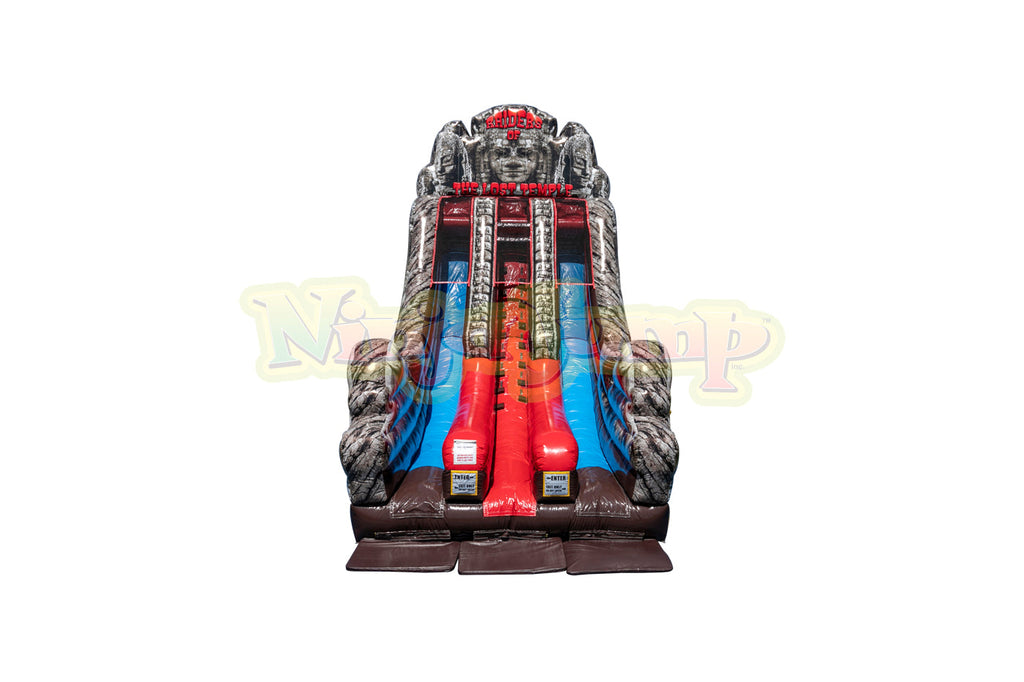 Lost Inflatable Ninja-Jump-Raiders-of−the−Lost Temple (Double Lane Slide)-BB1583 – EZ ...