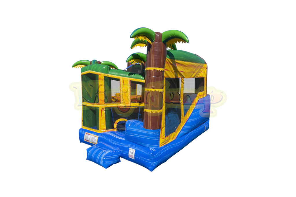 Ninja Inflatables Ninja-Jump-Tropical-Breeze−5−In 1 Module Combo (Wet or Dry)-BB2247 – EZ ...