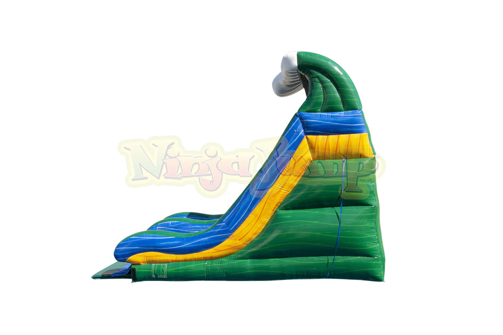 Tidal Wave Racer Inflatable Ninja-Jump-Tidal Wave Slide DP (Emerald Rush)-BB2323 – EZ Inflatables