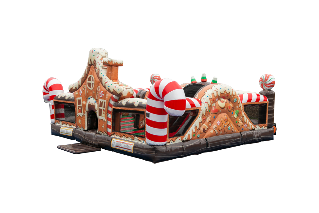 Gingerbread House Playland-BB2326-Ninja Jump – EZ Inflatables