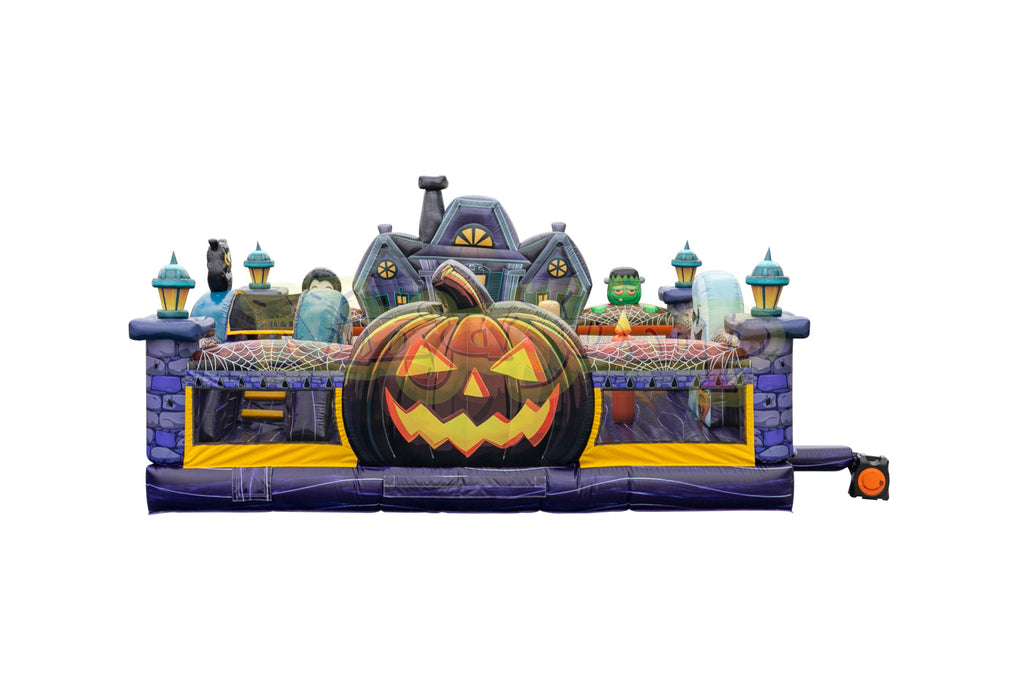 Ninja-Jump-Haunted Playland-BB2363-TX – EZ Inflatables