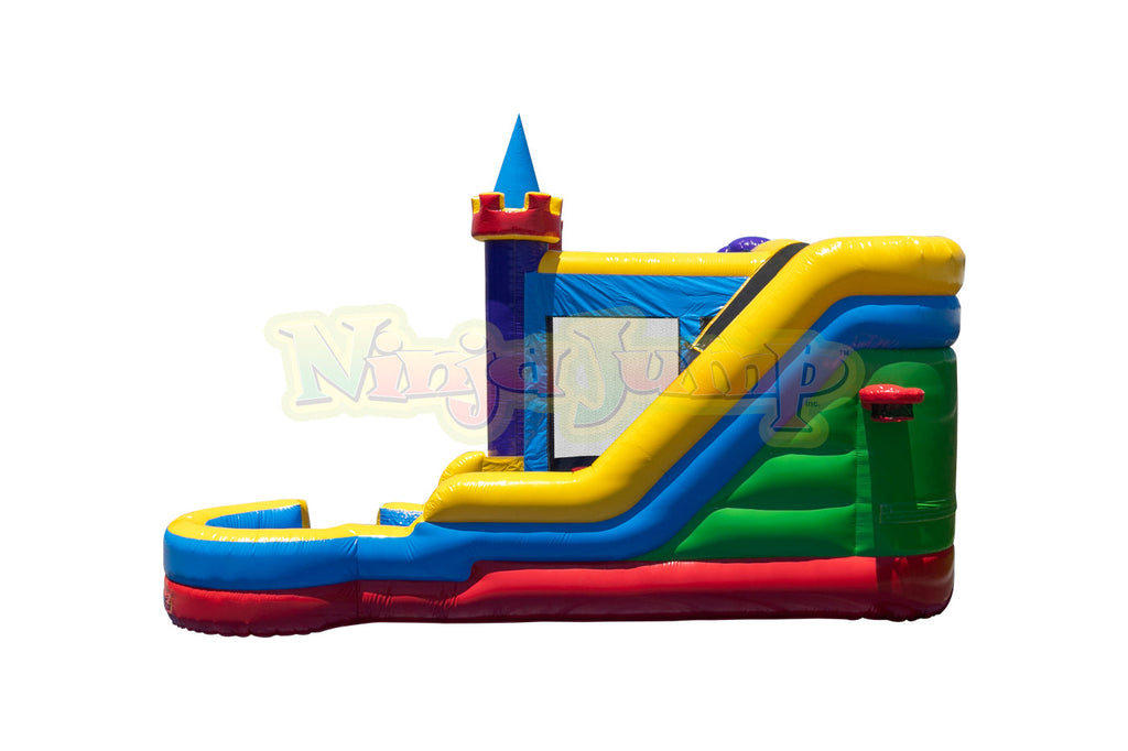 Ninja-Jump-Wacky Castle Module Combo 7 Inflatable Pool-BB2410 – EZ ...