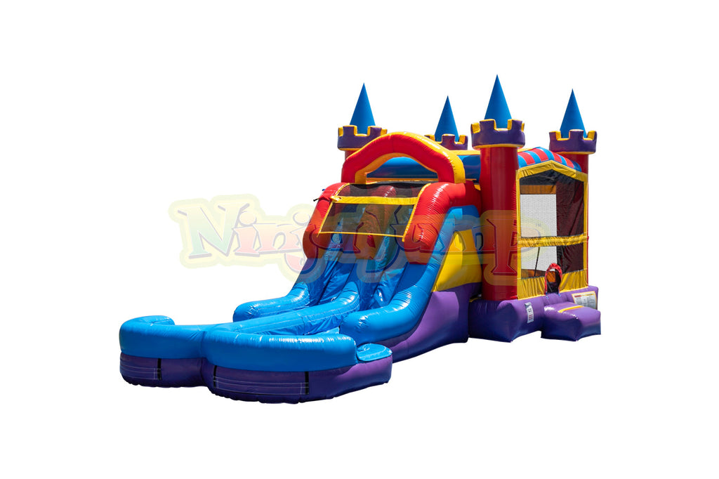 Ninja-Jump-Tropical Mardi Gras Combo 7 Inflatable Pool-BB2389-TX – EZ ...