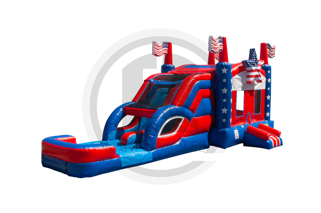 Stripes Inflatable Stars & Stripes Inflatable Pool LG Combo – EZ Inflatables