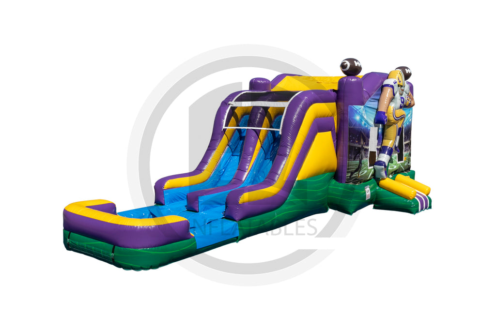Sus Inflatable Playground 3D Football Inflatable Pool LSU LG Combo-C2044-EZ Inflatables