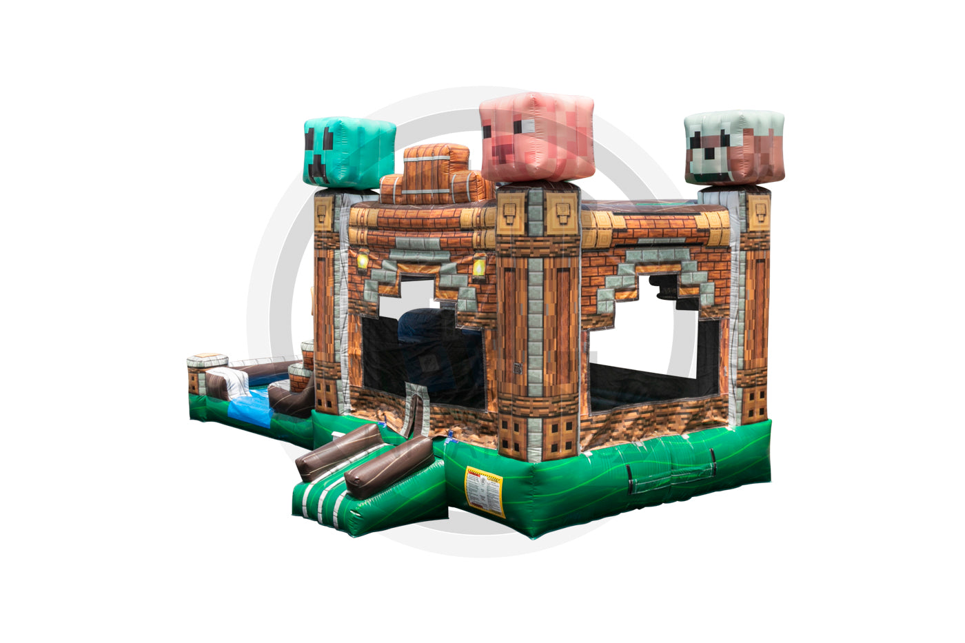 Pixelated Inflated Pool EZ Combo-CEZ-SP06-EZ Inflatables