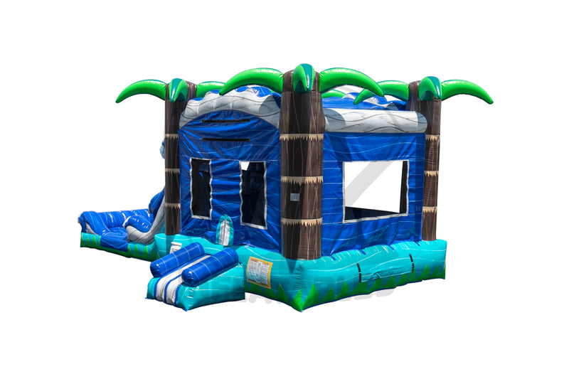 Tropical Aqua Blast DL Inflatable Pool EZ Combo