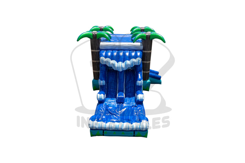 Tropical Aqua Blast DL Inflatable Pool EZ Combo