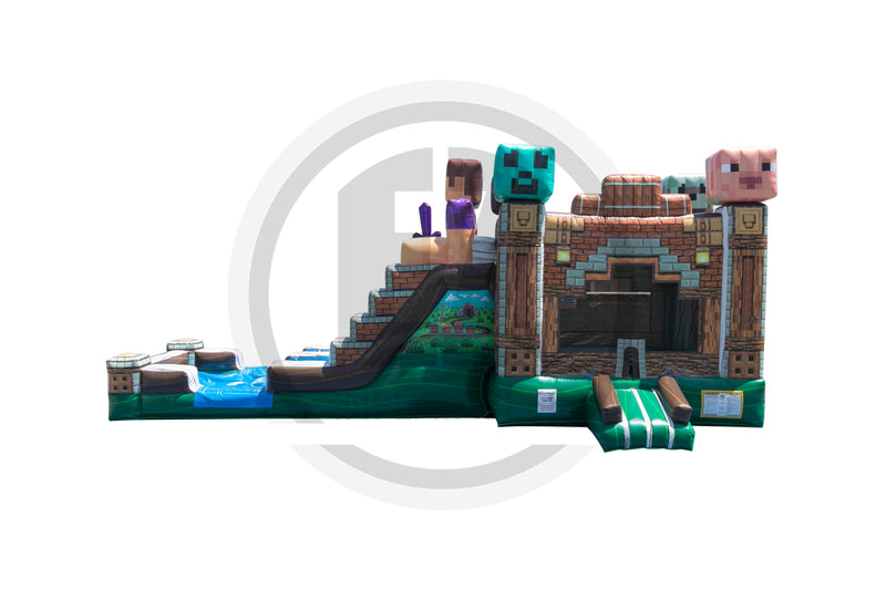 Pixelated Inflated Pool LG Combo