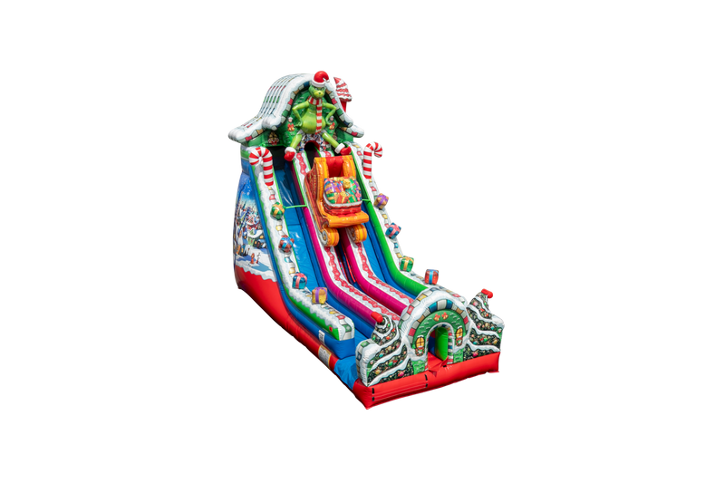24 Slide Ville Double Lane Dry Slide