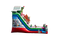 24 Slide Ville Double Lane Dry Slide