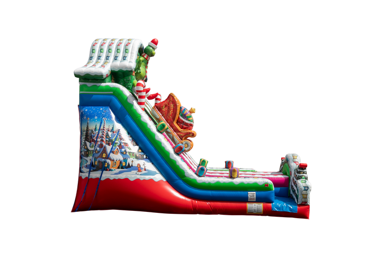 24 Slide Ville Double Lane Dry Slide