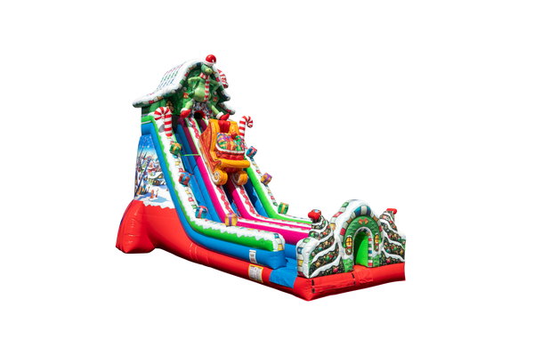 27 Slide Ville Double Lane Dry Slide