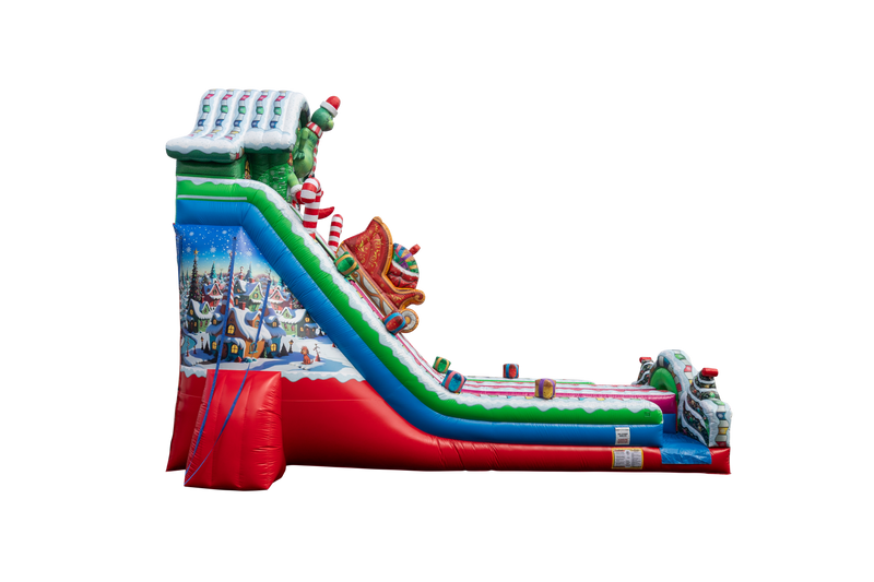 27 Slide Ville Double Lane Dry Slide