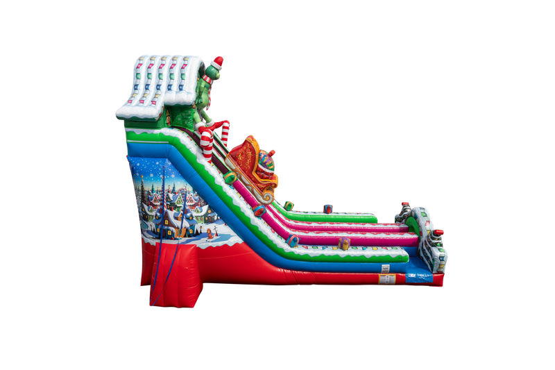 27 Slide Ville Double Lane Dry Slide