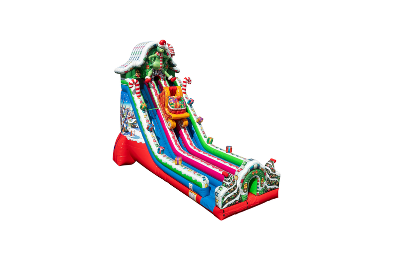 27 Slide Ville Double Lane Dry Slide