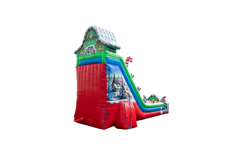 27 Slide Ville Double Lane Dry Slide