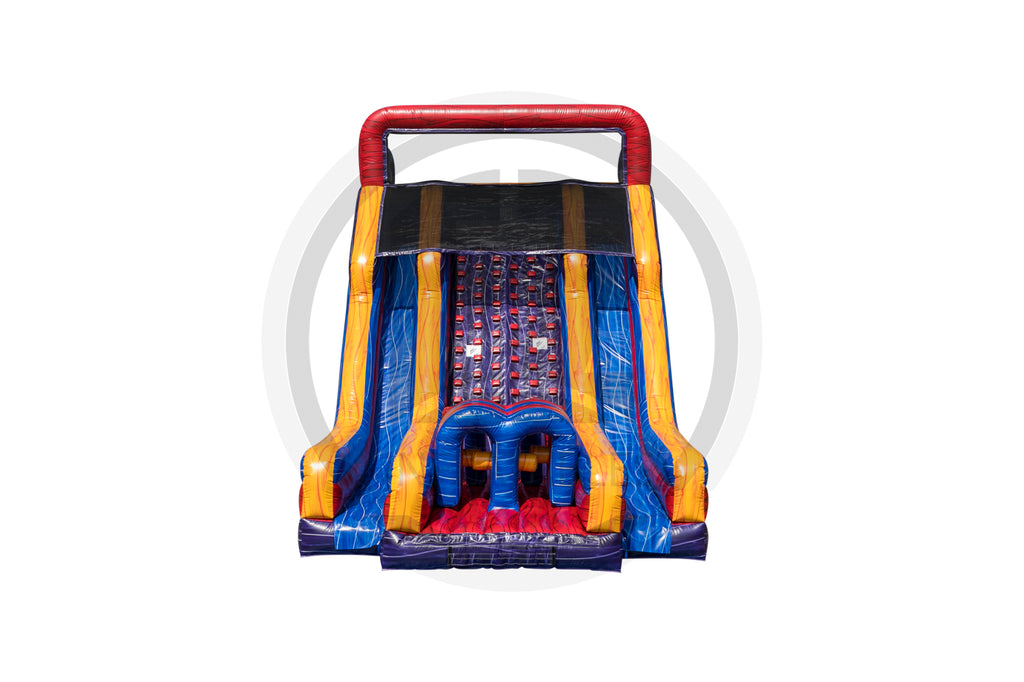 Marble Mania Double Lane Rock Climb-I1229-EZ Inflatables