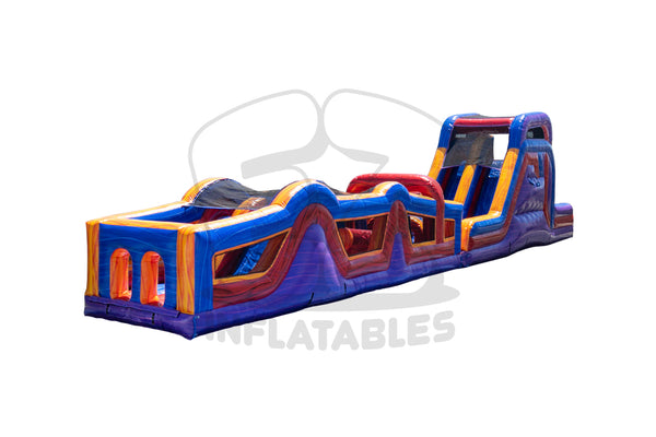 70 Marble Rush Warped Wall Obstacle Course