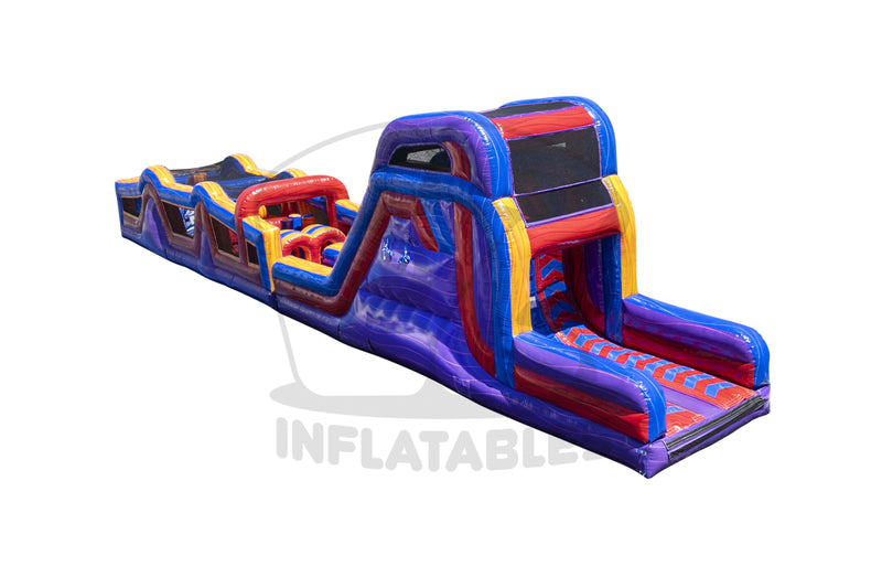 70 Marble Rush Warped Wall Obstacle Course