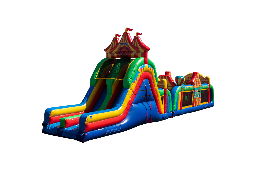 61 Fun Fair Obstacle Course-OC061-02-EZ Inflatables