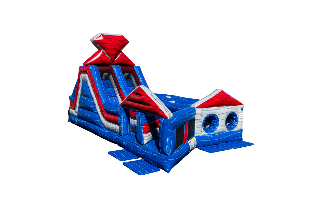 Ninja-Jump-American Rush (Right)-OC2458 – EZ Inflatables