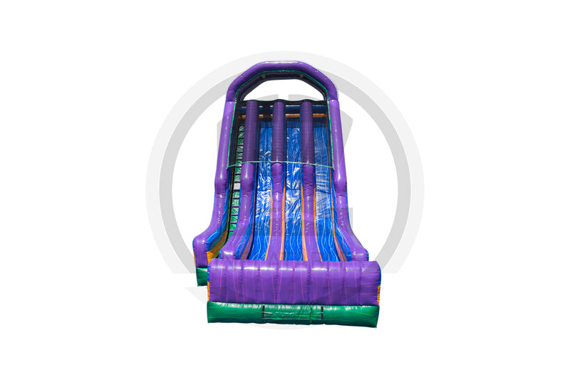 26 Marble Rush Triple Lane Dry Slide
