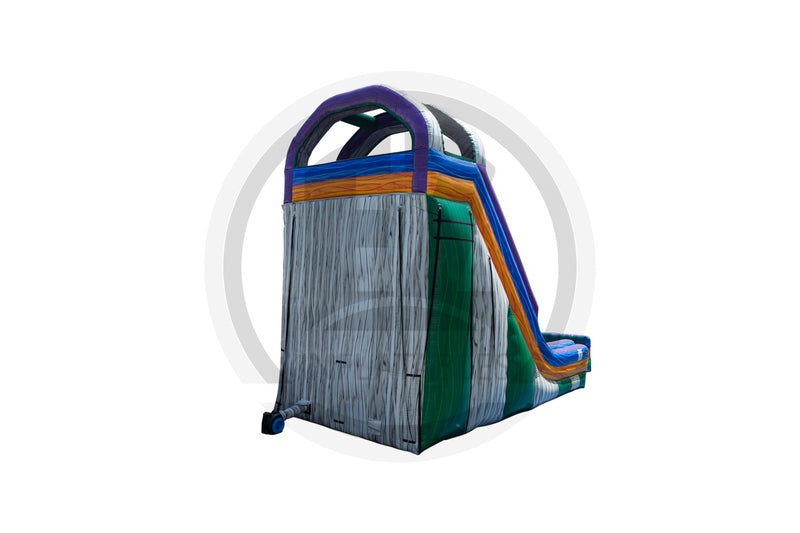26 Marble Rush Triple Lane Dry Slide