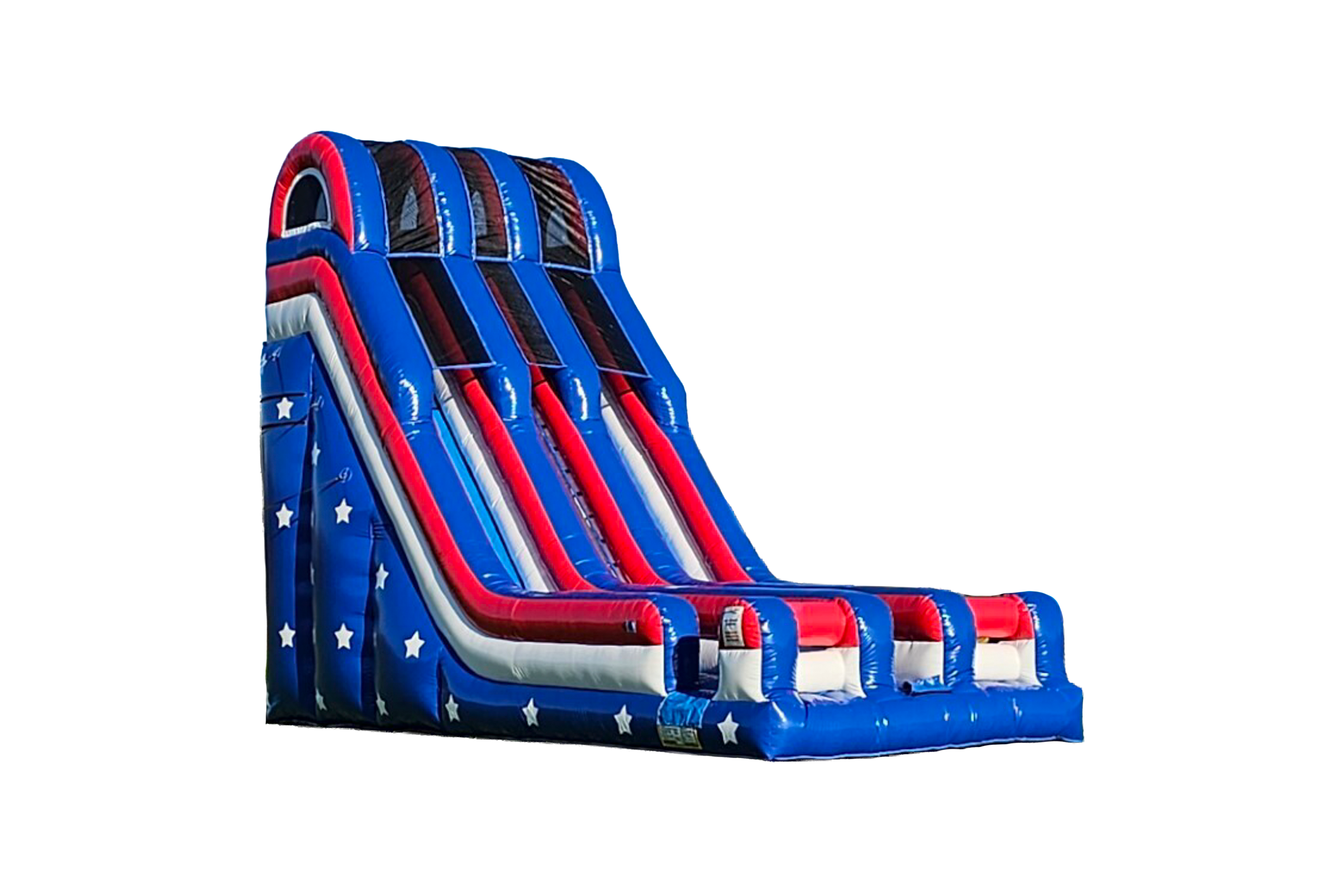 Ez Inflatable Slides 24 Liberty Double Lane Dry Slide-S1045-EZ Inflatables