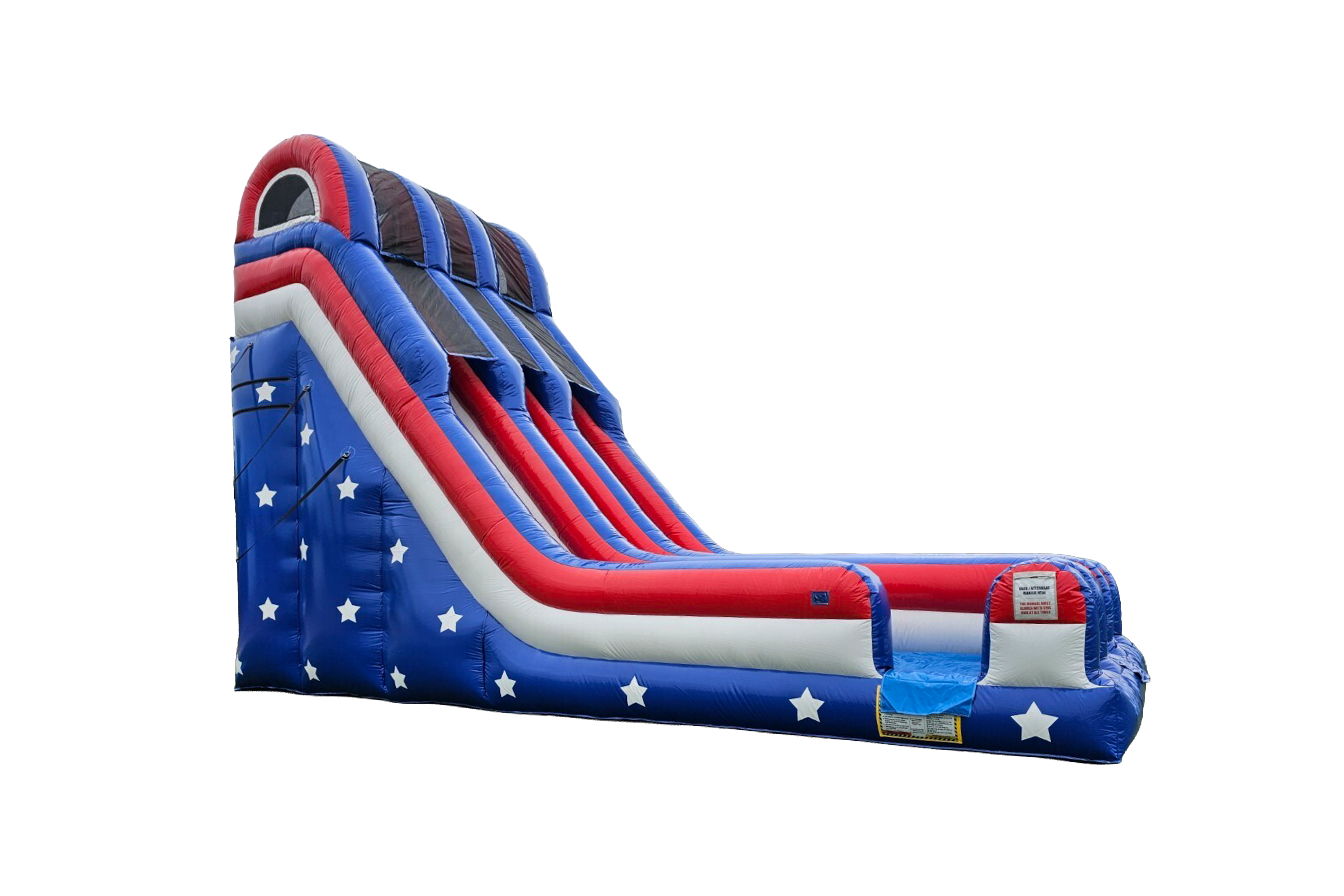 Ez Inflatable Slides 24 Liberty Double Lane Dry Slide-S1045-EZ Inflatables