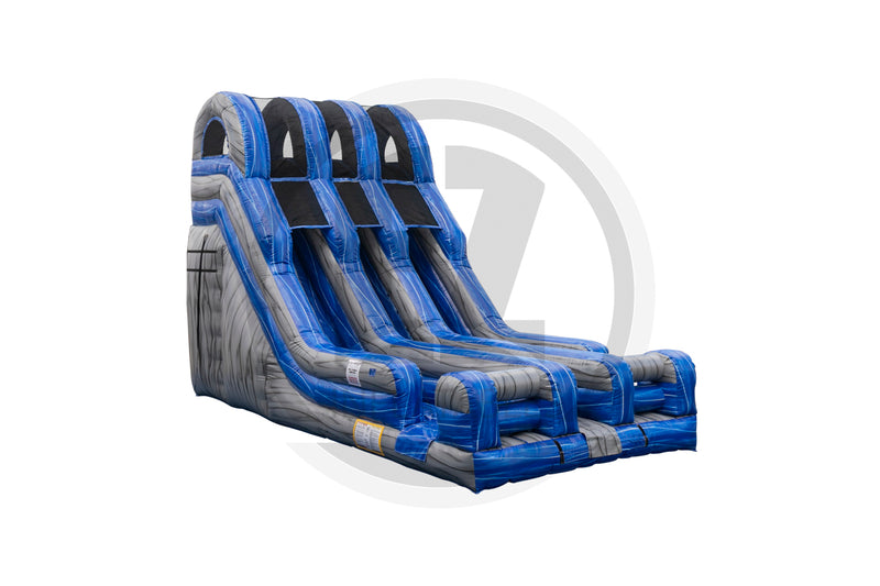Ez Inflatable Slides 18 High Sky Double Lane Dry Slide-S1055-EZ Inflatables