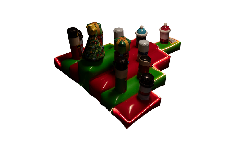 Christmas Hula Hoop Toss