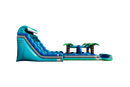 22 Tropical Aqua Breeze DL SP Water Slide + Slip & Slide