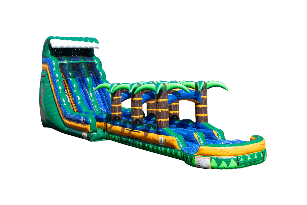 22 Tropical Emerald Crush DL SP Water Slide + Slip & Slide