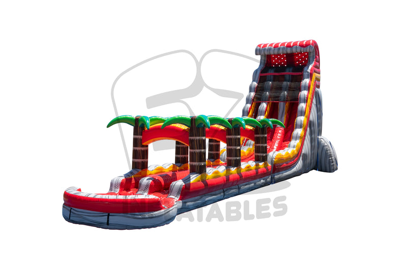 27 Tropical Volcano DL SP Water Slide + Slip & Slide