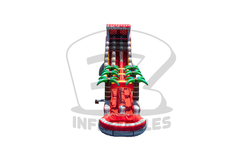27 Tropical Volcano DL SP Water Slide + Slip & Slide