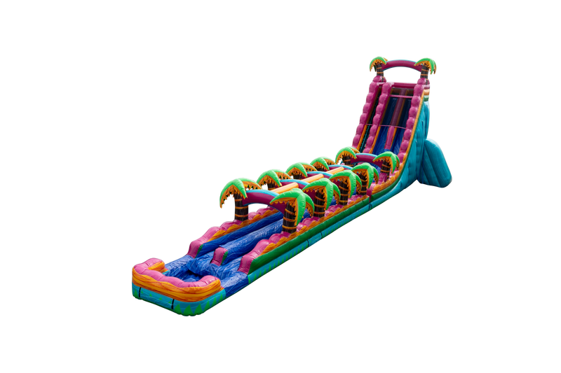 32 Teal Crush DL SP Water Slide + Slip & Slide