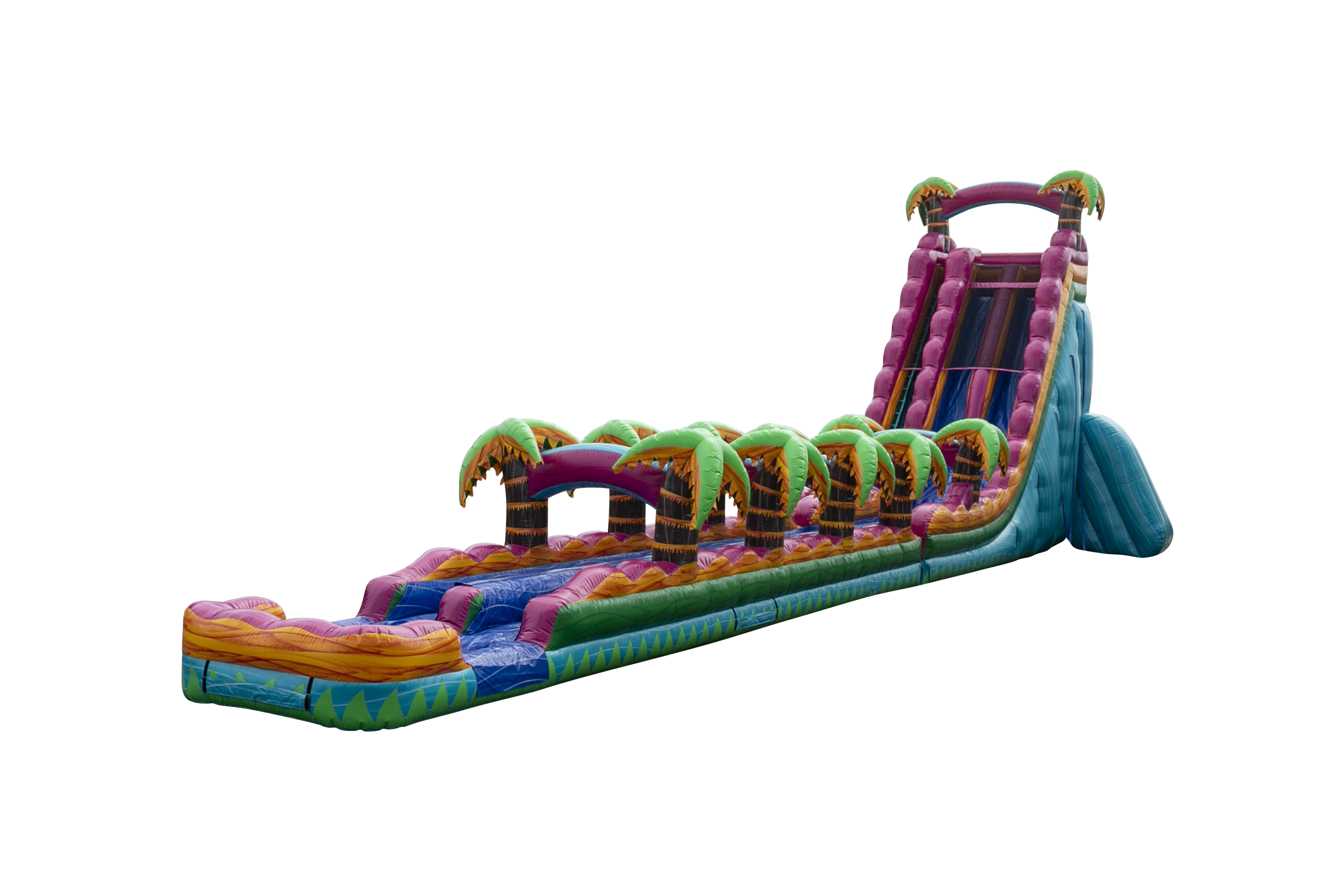 Ez Inflatable Slides 32 Teal Crush DL SP Water Slide + Slip & Slide-WN3203SP-EZ Inflatables