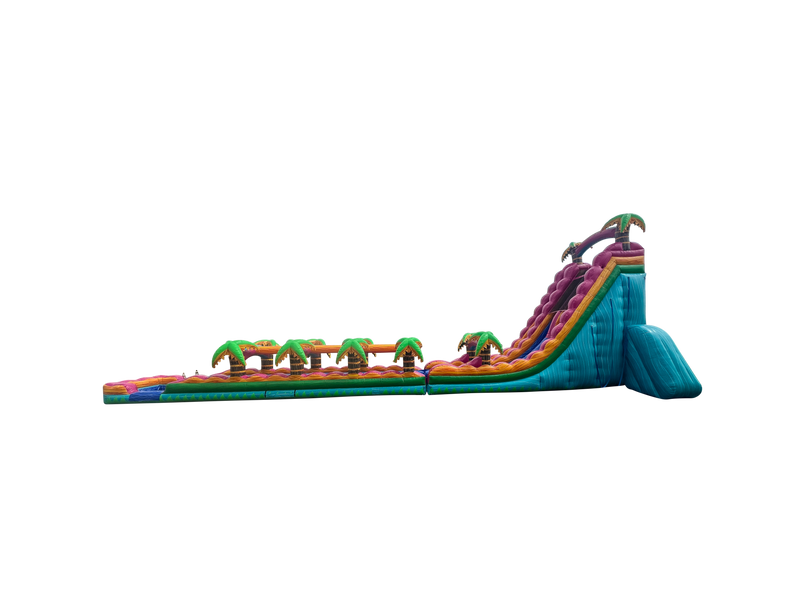 32 Teal Crush DL SP Water Slide + Slip & Slide