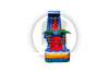 27 Tropical Fireblast Tsunami DL IP Water Slide + Slip & Slide