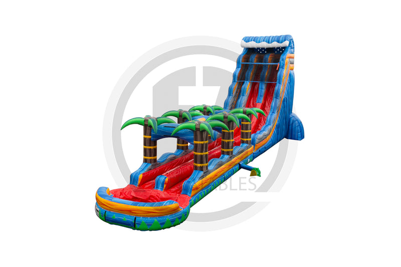 27 Tropical Fireblast Tsunami DL SP Water Slide + Slip & Slide