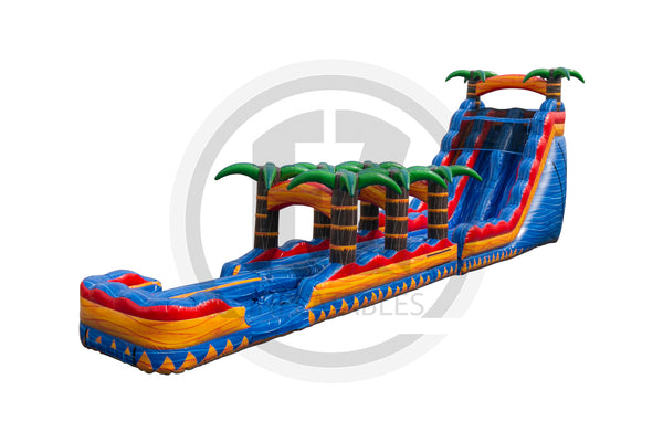 22 Tropical Inferno DL IP Water Slide + Slip & Slide