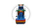 22 Tropical Inferno DL IP Water Slide + Slip & Slide